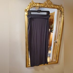 Eileen Fischer Black Maxi Skirt
